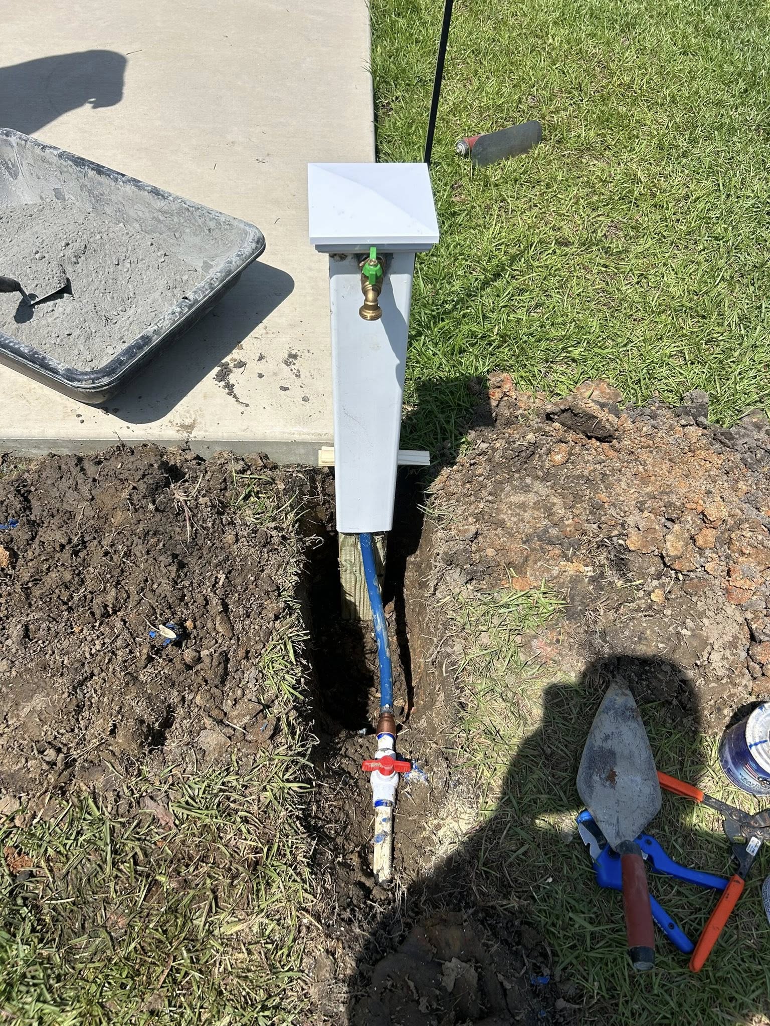 finished another companies spicket in Little River,SC 29566