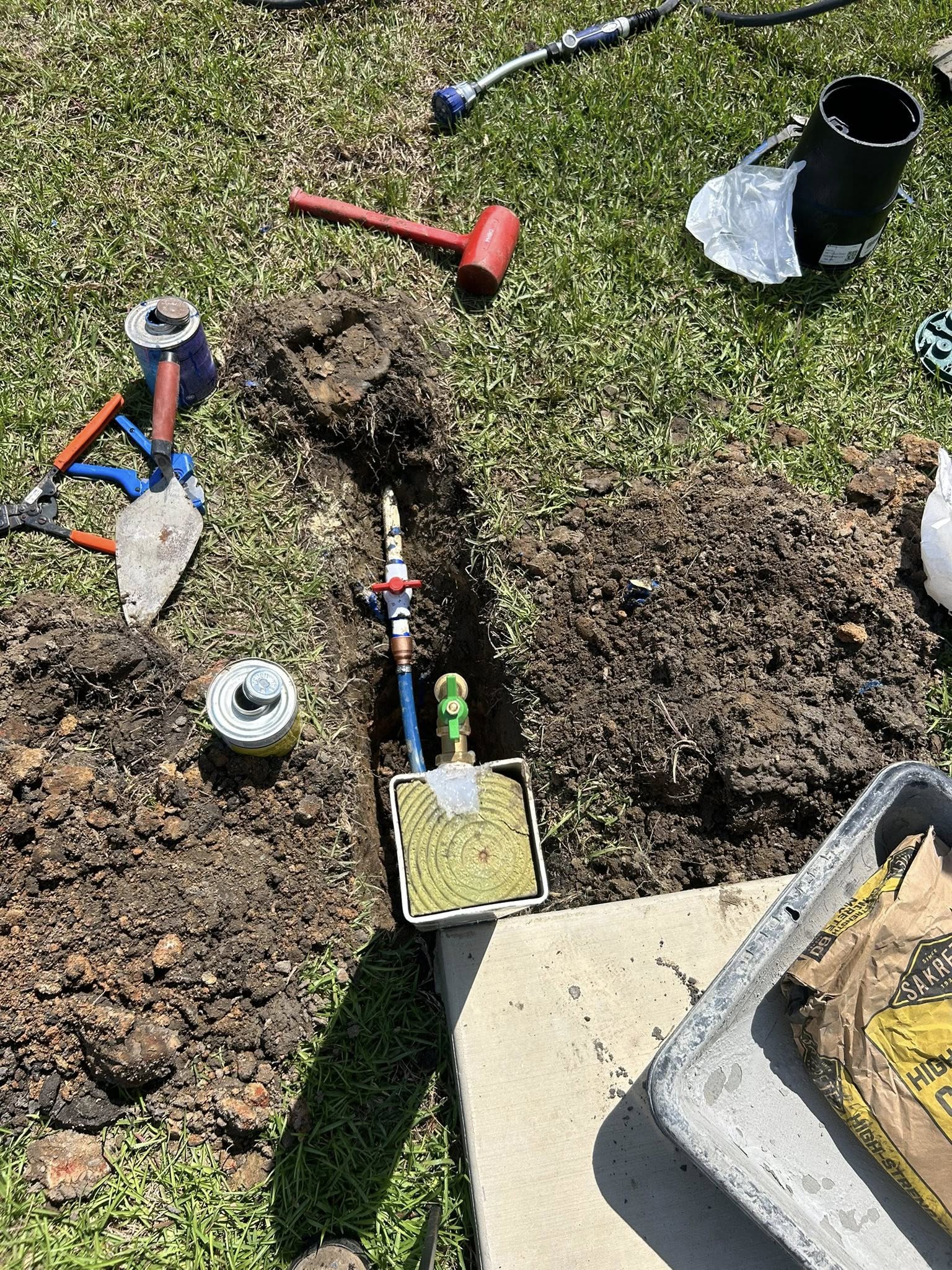 finished another companies spicket in Little River,SC 29566