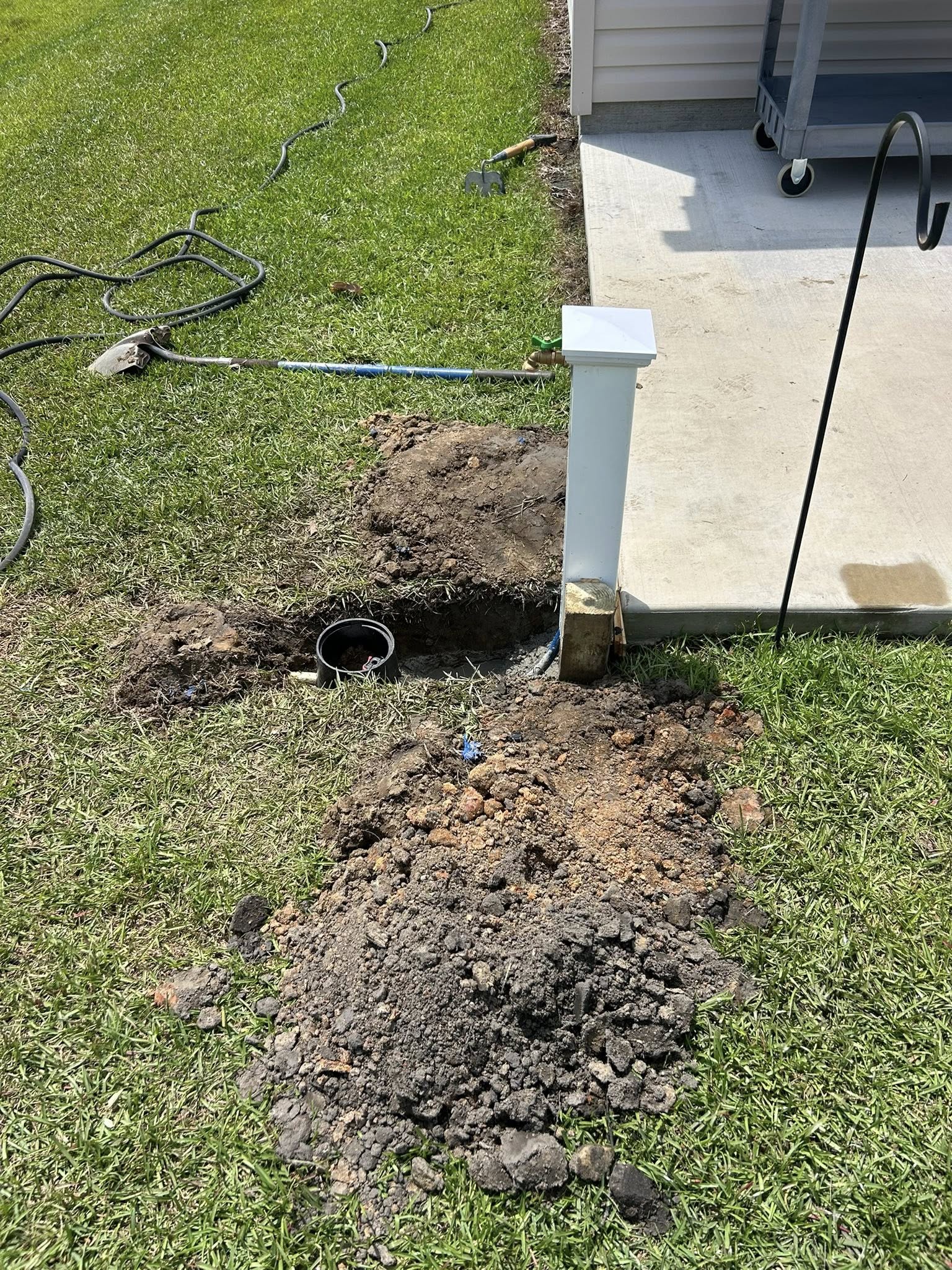 finished another companies spicket in Little River,SC 29566