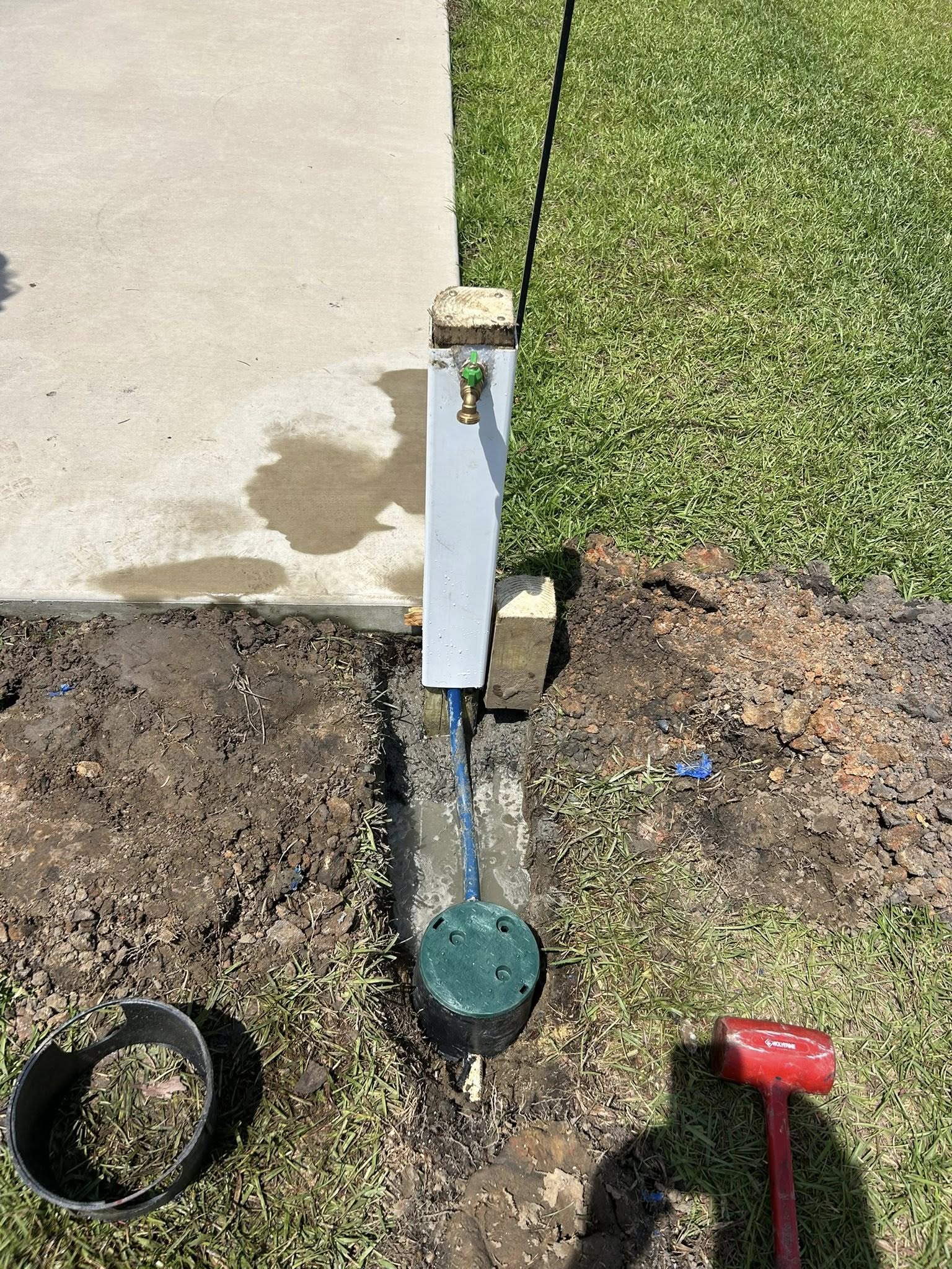 finished another companies spicket in Little River,SC 29566