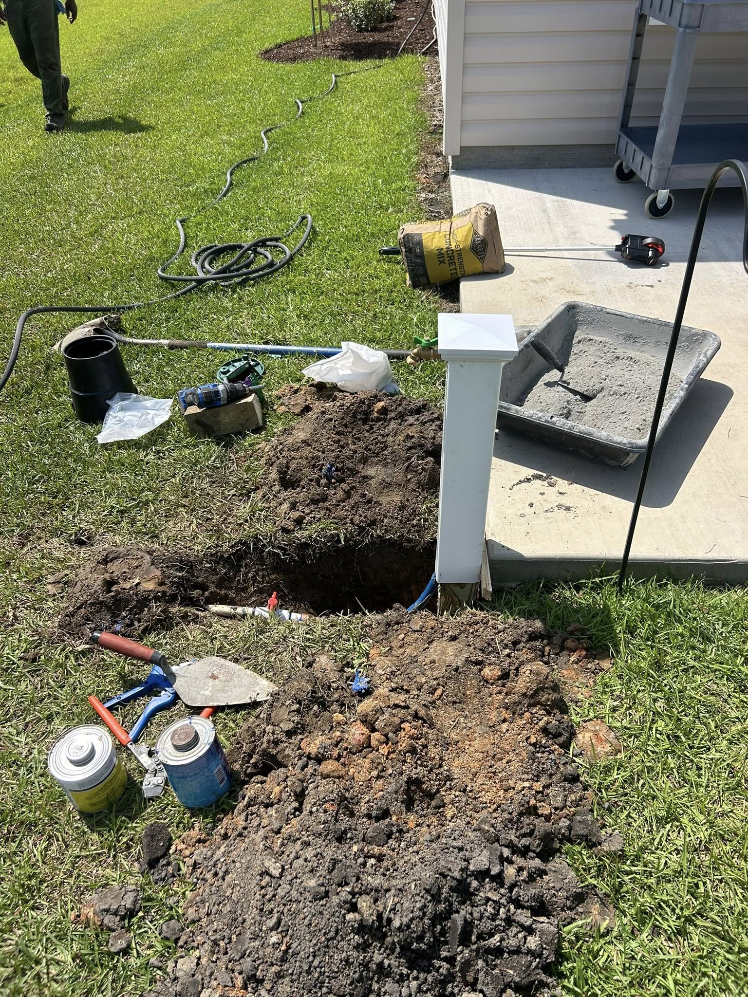 finished another companies spicket in Little River,SC 29566