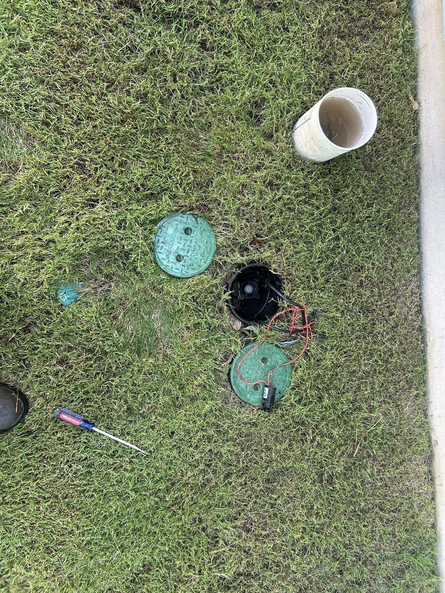 Repaired a broken pipe and cleaned rock out of valve in North Myrtle Beach,SC 29582