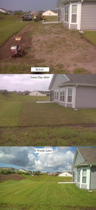 SOD installation Lafeyette Park Little River