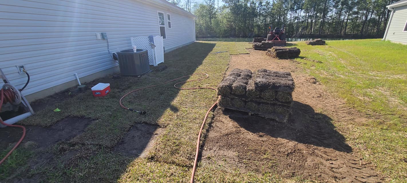Install Centipede sod, owner did the prep work in Little River, SC 29566