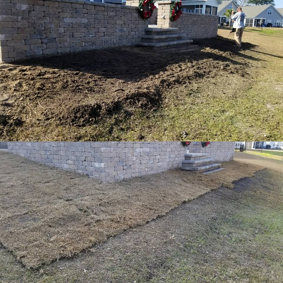 SOD installation Cypress Village Little River