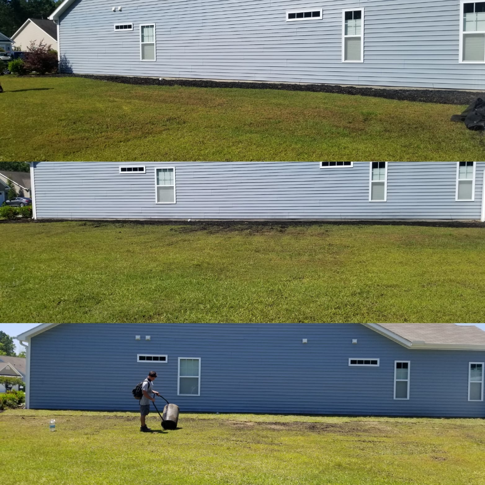 Prepped ground and installed sod in Little River, SC 29566
