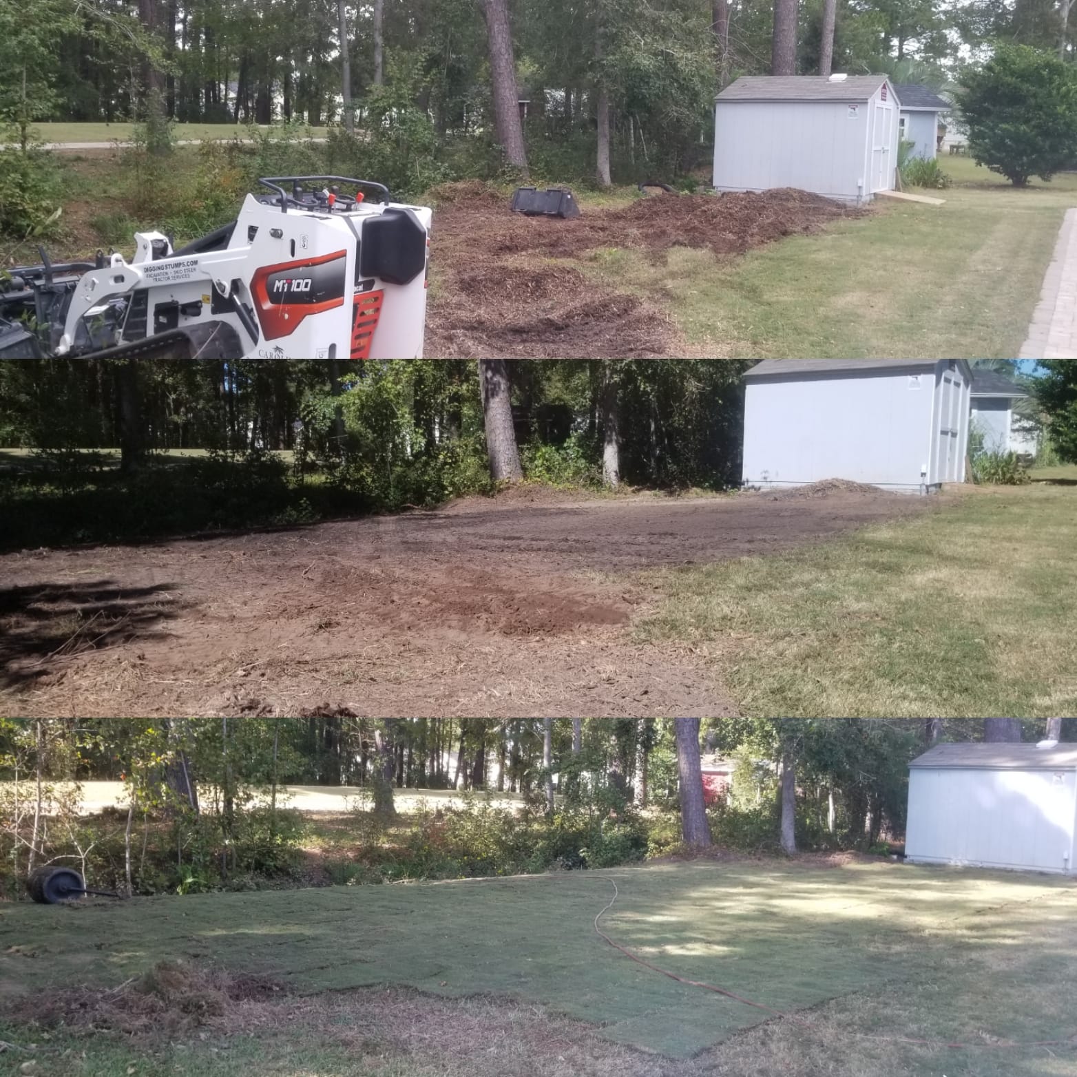 Prepped ground and installed sod in Little River, SC 29566