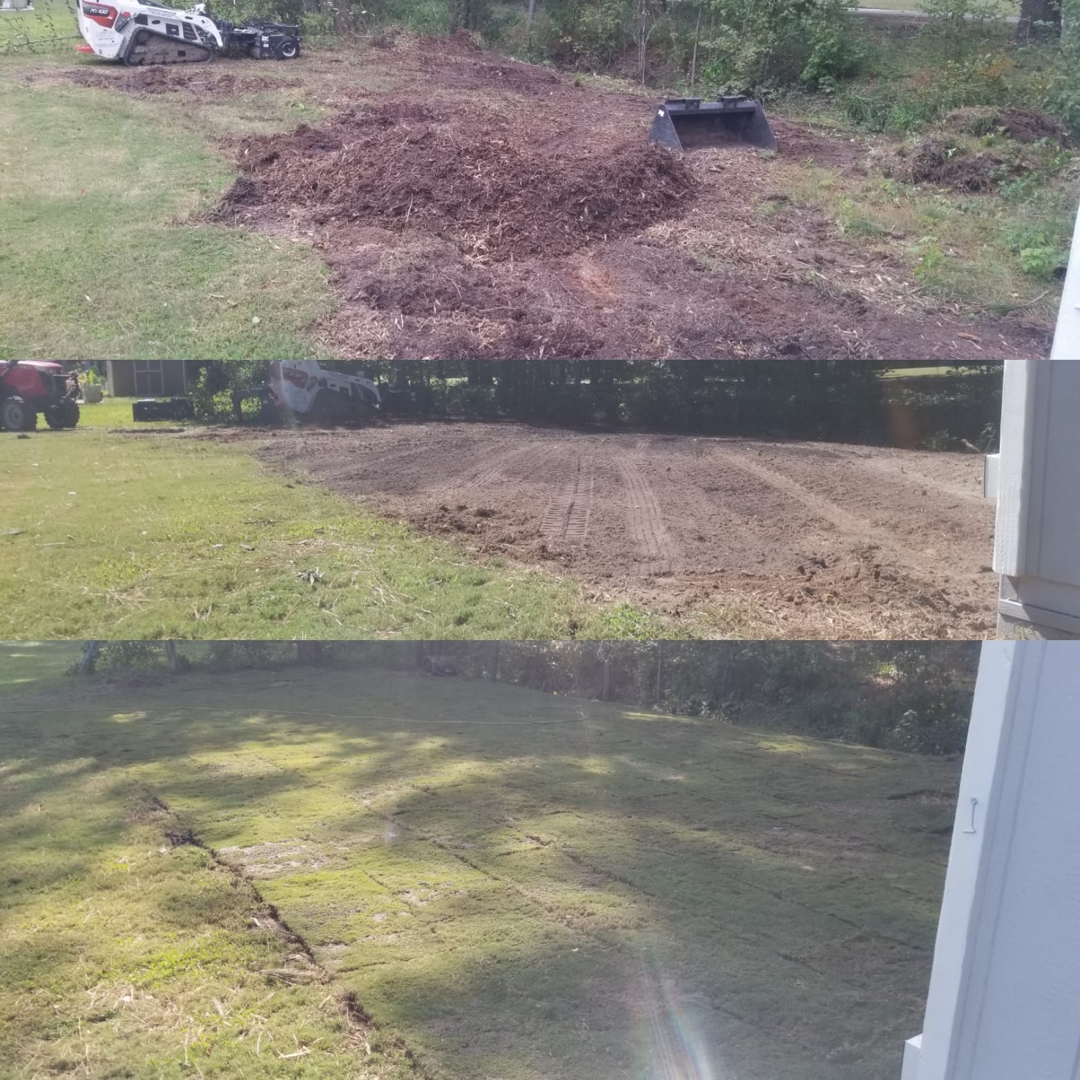 Prepped ground and installed sod in Little River, SC 29566