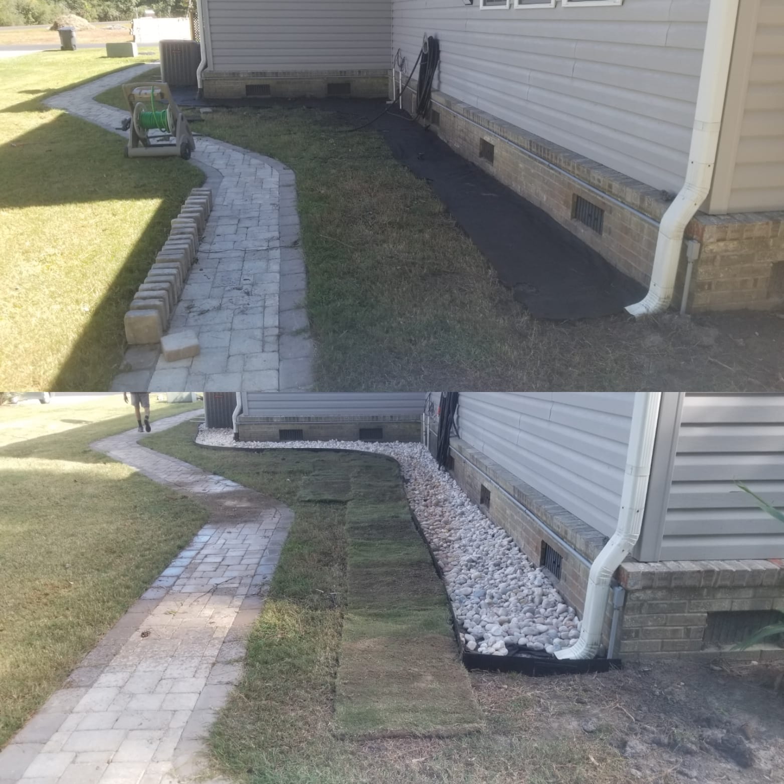 Prepped ground and installed sod in Little River, SC 29566