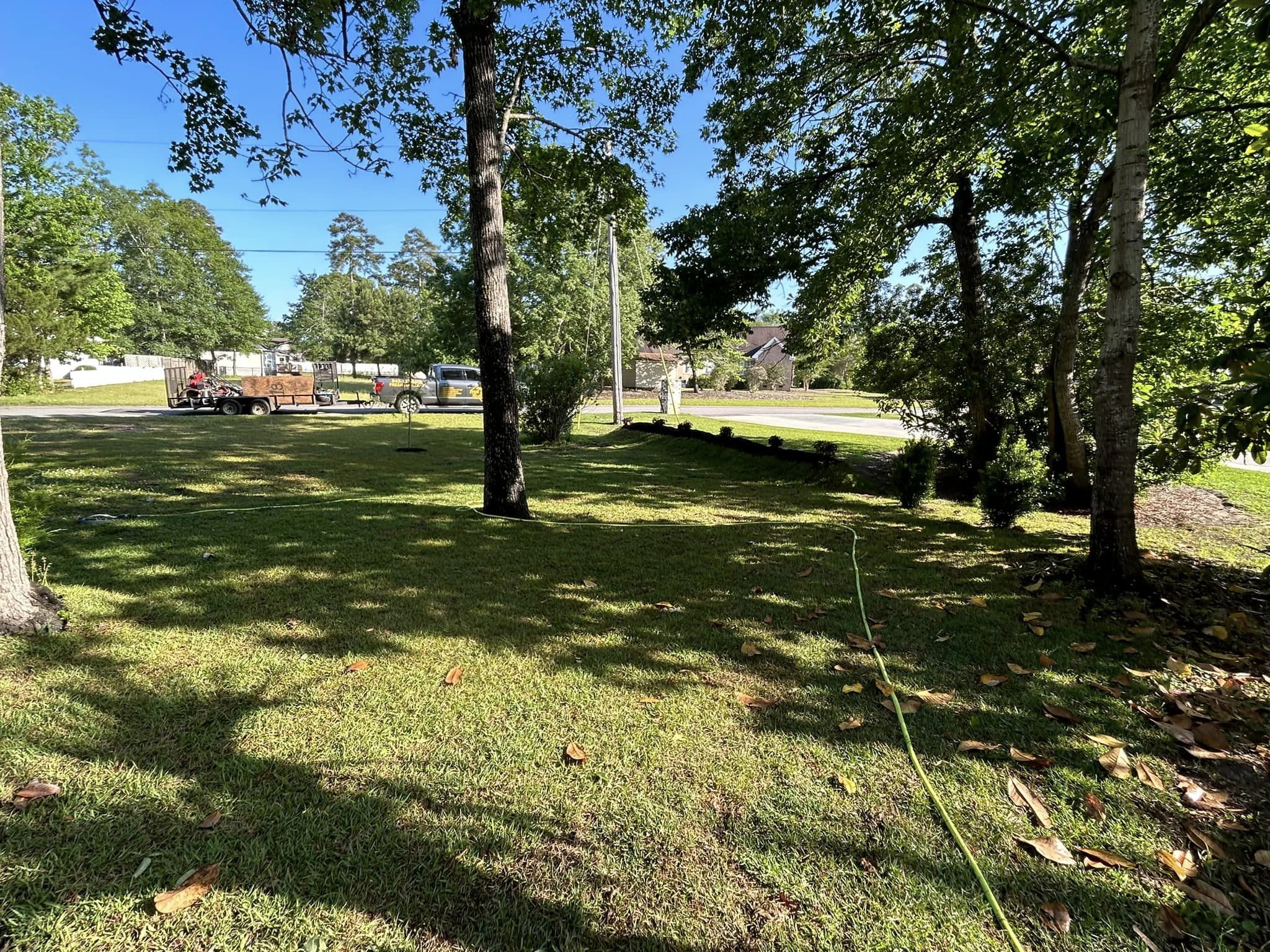 Raise and grade ground, install berms,plants and sod in North Myrtle Beach,SC 29582