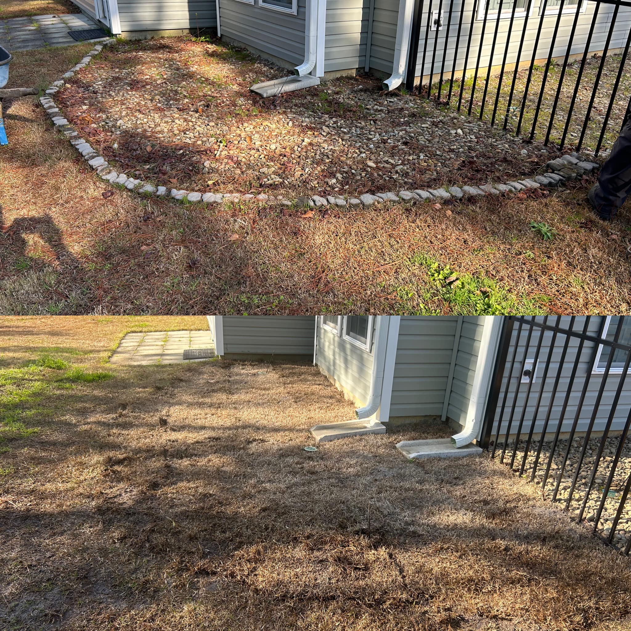 Removed rock beds, moved the rock and installed sod down in Little River,SC 29566