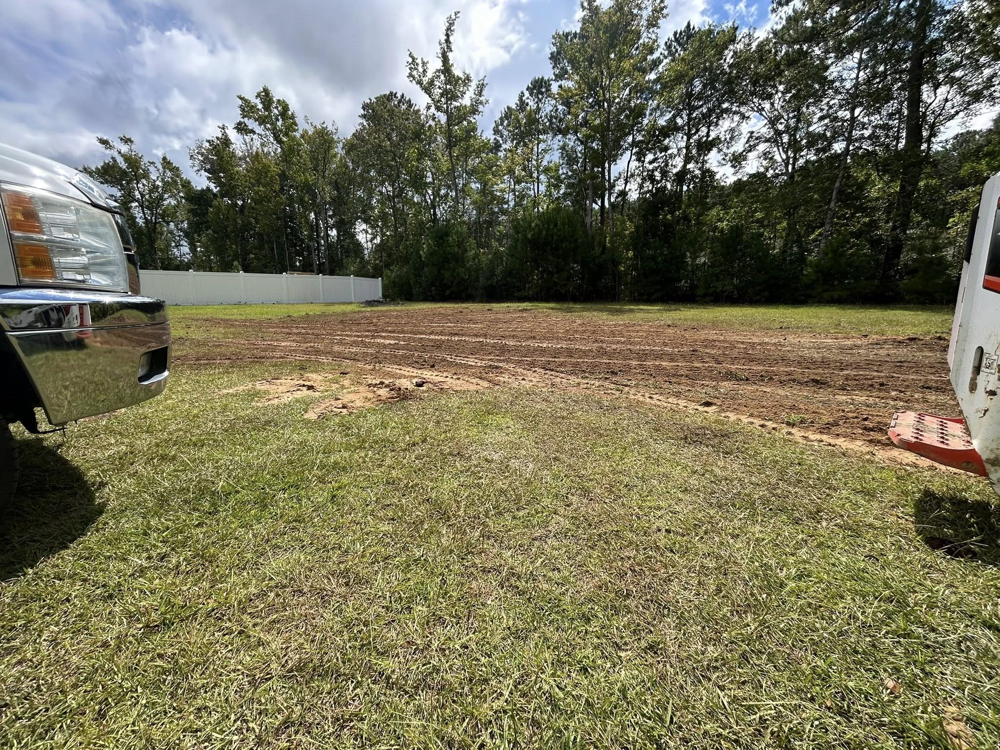 Brought in fill dirt and installed Cetipede pallets in Little River,SC 29566