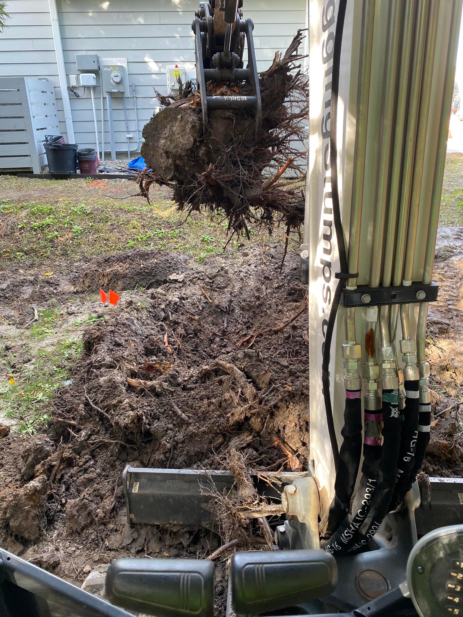 Removed stump in Calabash, NC