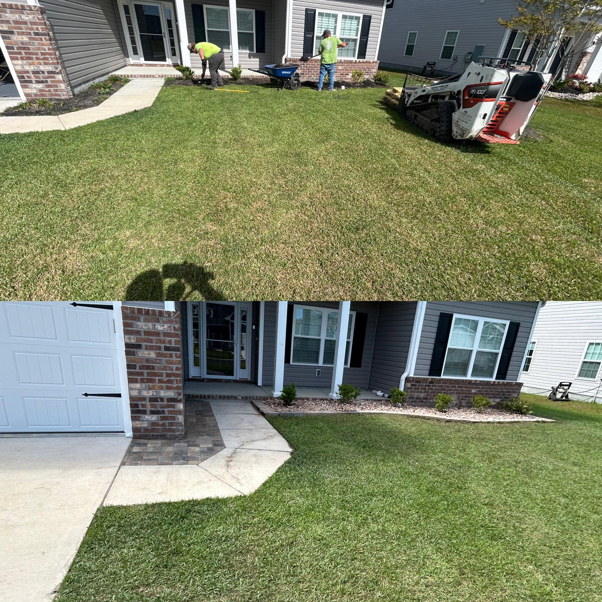 Installed pavers, paver borders,rock in Conway,SC 29526