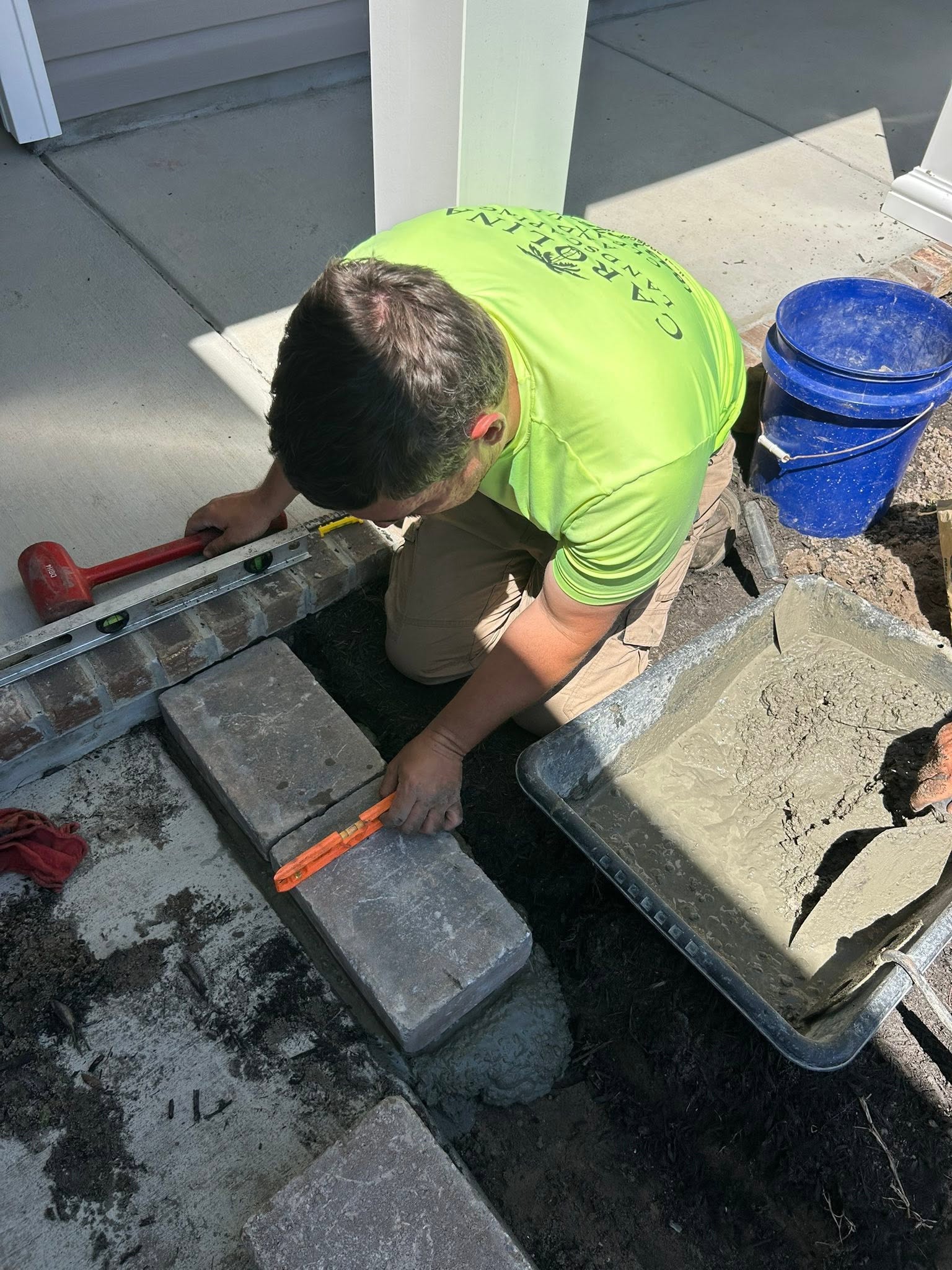 Installed pavers, paver borders,rock in Conway,SC 29526