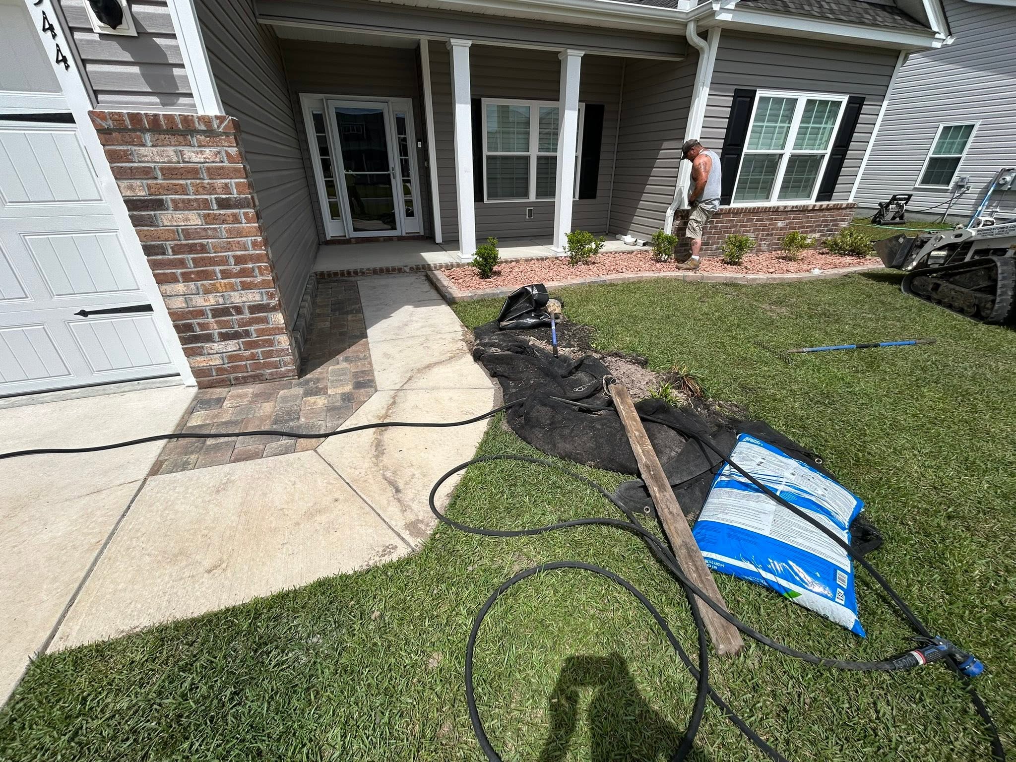 Installed pavers, paver borders,rock in Conway,SC 29526